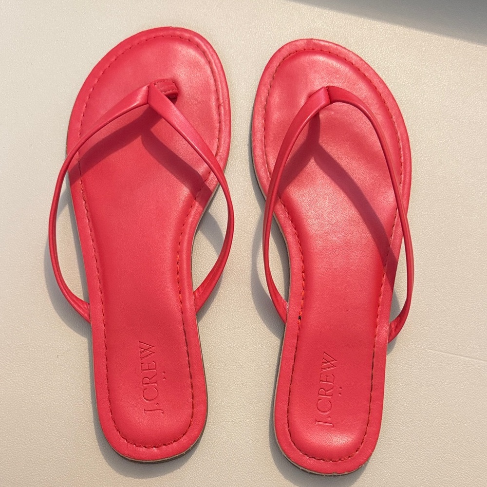 J. Crew Women's Coral/Red Sandals